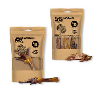 BIMORDISCOS PACK Snacks Naturales de Pavo para Perros
