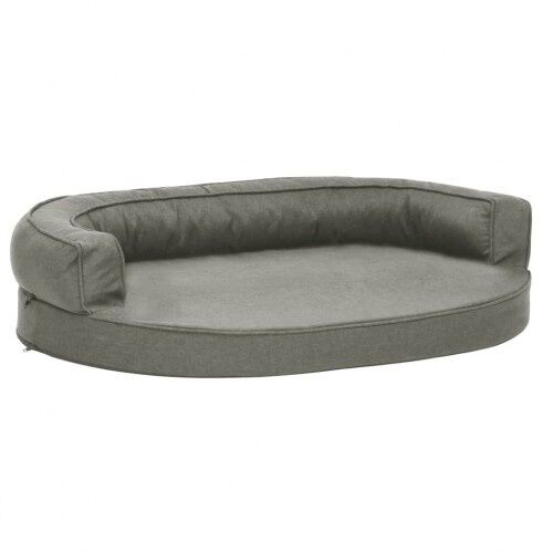 Vidaxl colch&oacute;n de cama ergon&oacute;mico gris para perros, , large Imagen numero 3