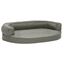 Vidaxl colchón de cama ergonómico gris para perros, , large indicador imagen numero 3