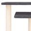 vidaXL Postes rascadores para gatos con plataformas gris oscuro 62,5cm, , large indicador imagen numero 4