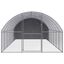 VidaXL Gallinero Exterior plateado, , large indicador imagen numero 9