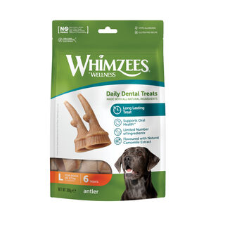 Whimzees Snacks Dentales Astas para perros grandes