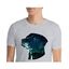 Mascochula camiseta hombre noche estrellada personalizada con tu mascota gris , , large indicador imagen numero 1