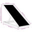 vidaXL Rampa para perros madera maciza de abeto gris 70x35 cm, , large indicador imagen numero 4
