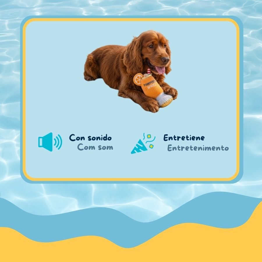 Summer Vibes Pawperol Spritz Peluche Juguete para perros, , large Imagen numero 3