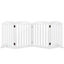 PawHut Barrera de Seguridad Blanco, , large indicador imagen numero 1