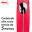 Flexi New Classic Correa de Cord&oacute;n Extensible Roja para perros, , large indicador imagen numero 3