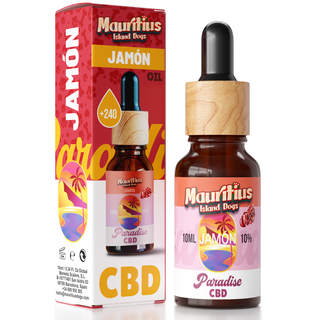 Paradise Jamón Aceite 10% CBD Relajante para Perros y Gatos