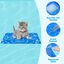 Nobleza Alfombra Refrescante para Gatos &ndash; Gel Auto-refrigerante No T&oacute;xico, Activado por Presi&oacute;n, 40x50 cm, Azul con Estampado, , large indicador imagen numero 4