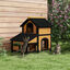 PawHut Casa para Gatos Madera Natural, , large indicador imagen numero 2