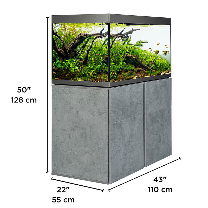 Fluval Acuario Kit Fluval Siena de 332 litros color Hormigón thumbnail