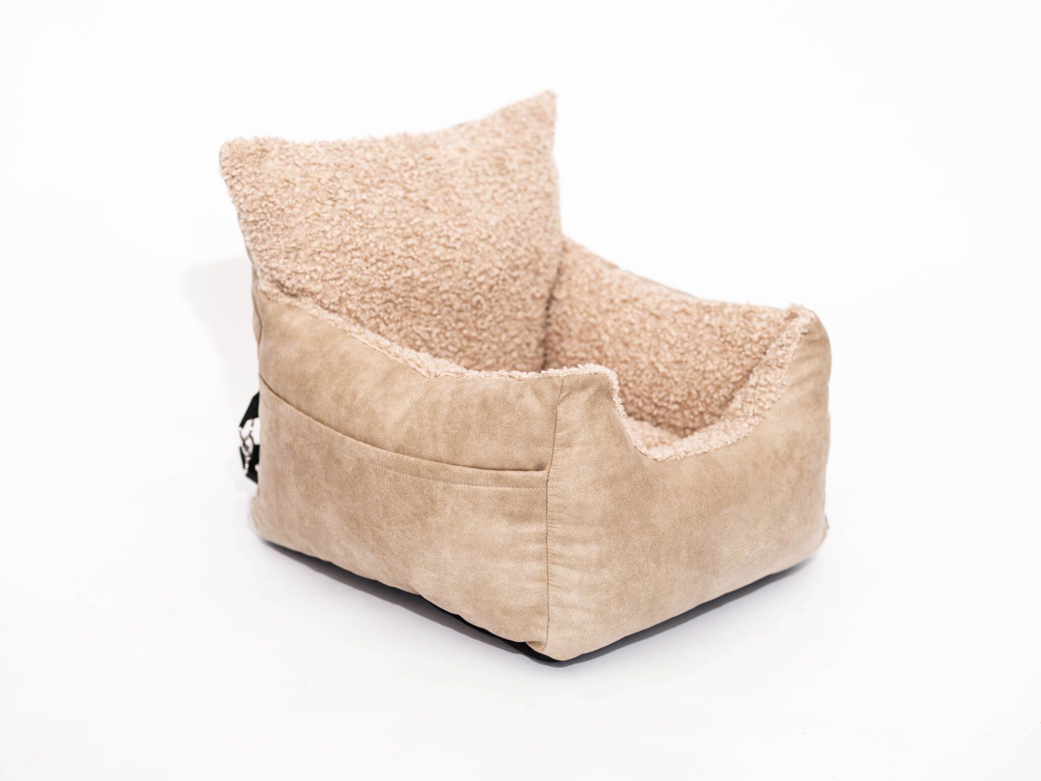 Pet and Co Asiento De Coche De Cuero Beis - Perros, , large Imagen numero 2