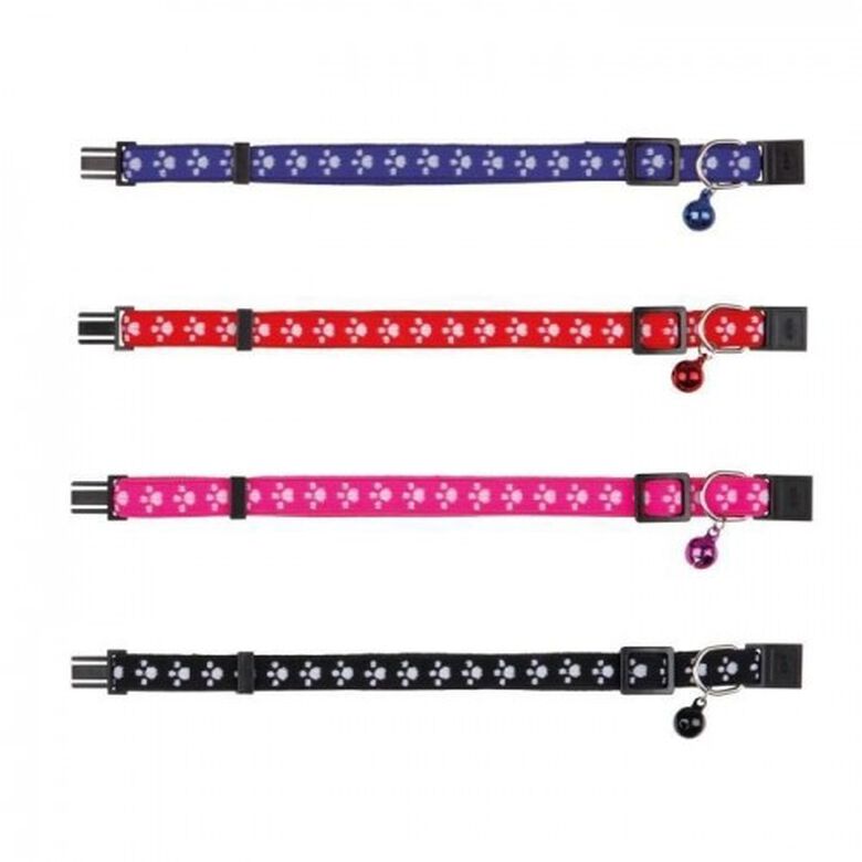 Trixie Collar de Nylon Estampado Rosa para gatos thumbnail