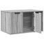 vidaXL Mueble arenero para gatos madera gris Sonoma, , large indicador imagen numero 4