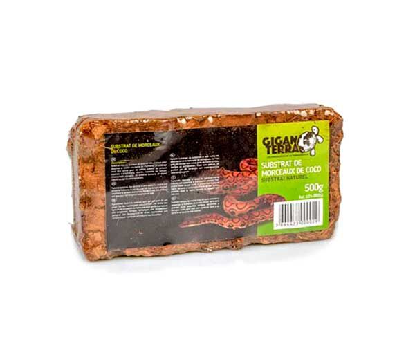 Sustrato para reptileles coco husk Giganterra