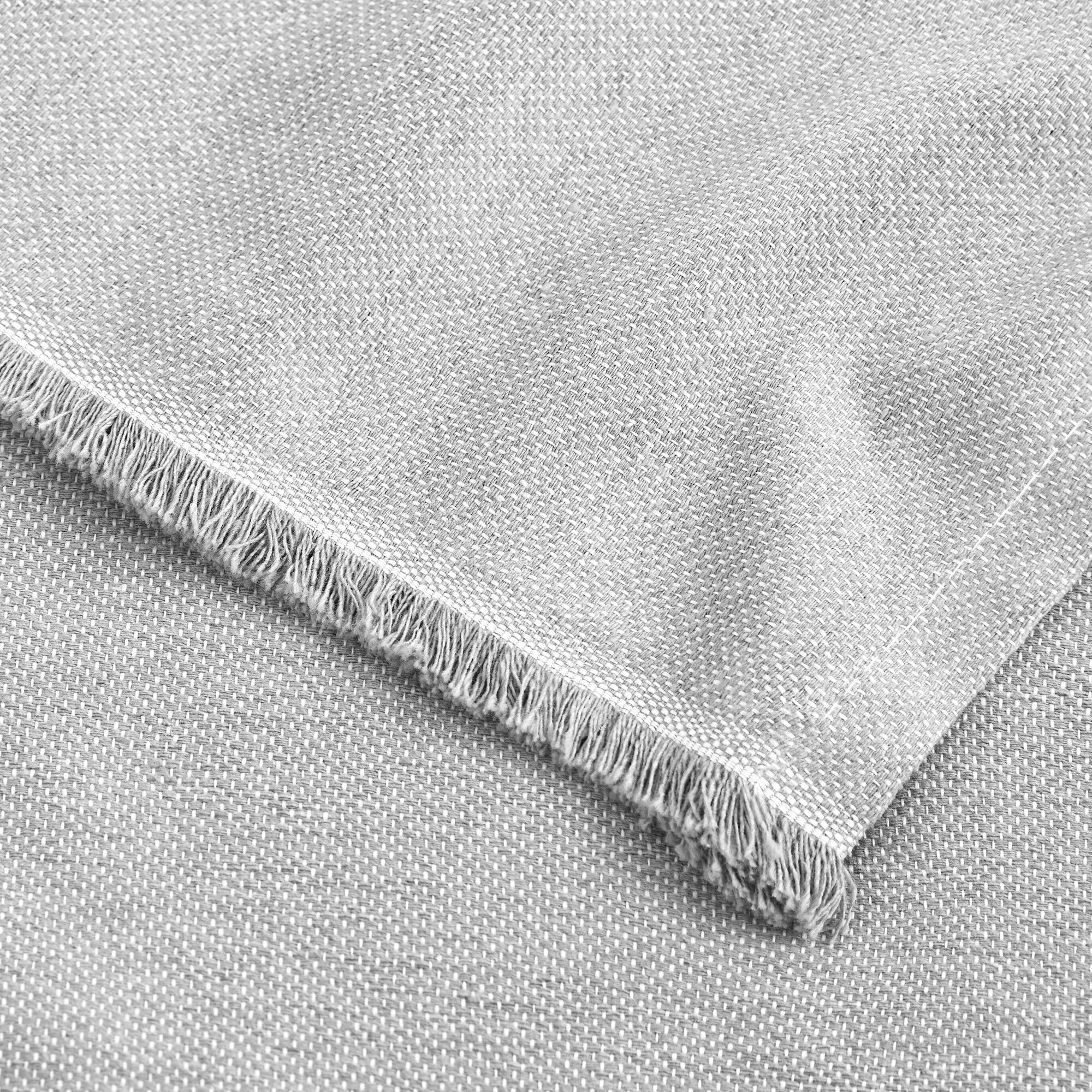 Plaid  Liso180x260 cm  Gris Claro, , large Imagen numero 3