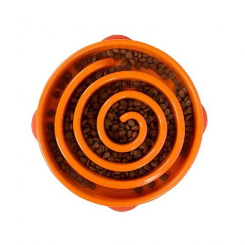 Comedero lento Slo Bowl para perros color Naranja, , large Imagen numero 4