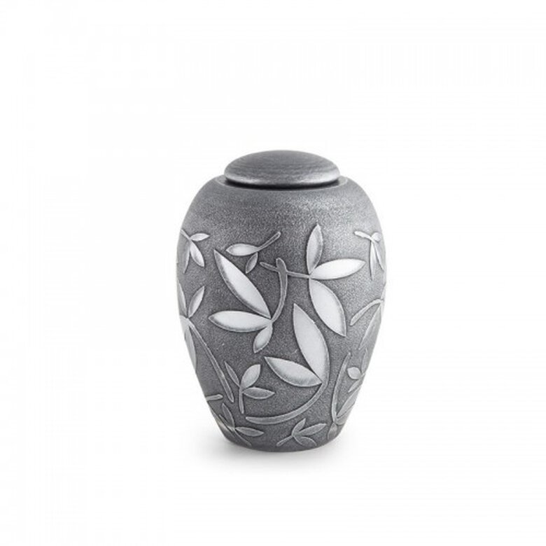 Urna Cristal Corola Plata color Gris, , large image number null