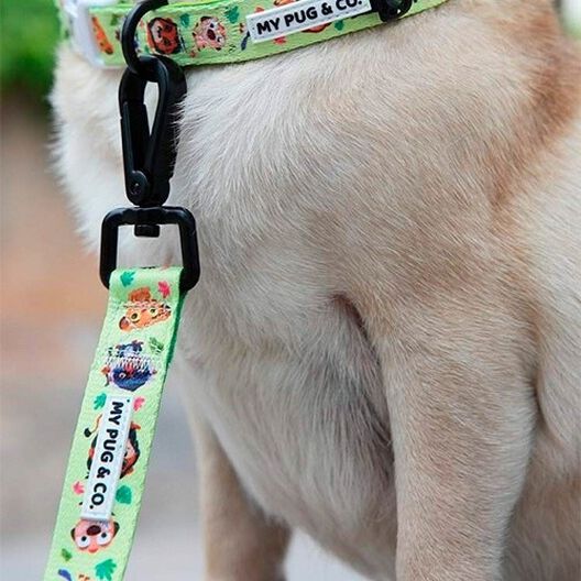 My Pug & Co hakuna matata correa verde para perros, , large image number null