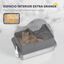 PawHut Arenero para Gato Gris Oscuro, , large indicador imagen numero 5