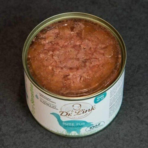 Dr. Link Pure Sensitive Pute Pur Pavo Lata para gatos, , large Imagen numero 2