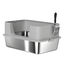 PawHut Arenero Acero Inoxidable Gris XL para gatos, , large indicador imagen numero 1