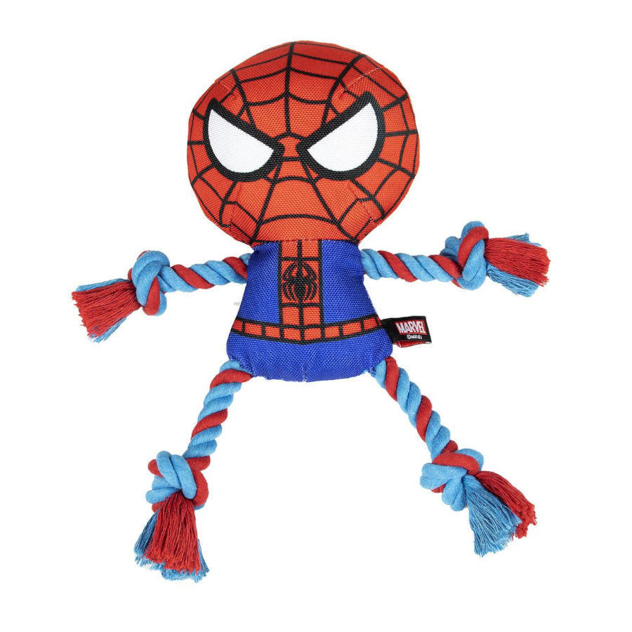 Marvel Spider Man Peluche con Cuerda para perros, , large Imagen numero 1