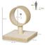 Pawhut rascador circular beige para gatos, , large indicador imagen numero 3