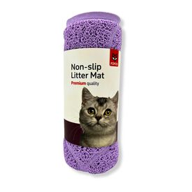 FOFOS Alfombrilla Antideslizante Lila para gatos