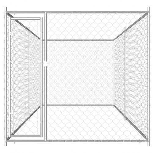 Perrera de exterior para mascotas color Metal, , large Imagen numero 5