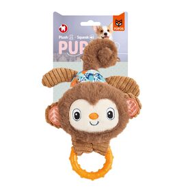 FOFOS | Peluche Mono con Mordedor y Sonido - Para Cachorros/Perros de Raza Peque&ntilde;a