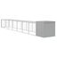 vidaXL Gallinero con corral acero galvanizado gris claro 110x405x110cm, , large indicador imagen numero 24