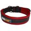 Yago collar de cuero ajustable rojo y negro para perros medianos, , large indicador imagen numero 1