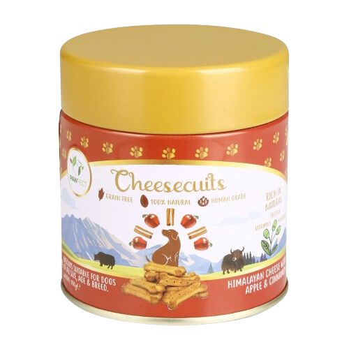 Galletas de queso para perros con manzana y canela - Cheesecuits (100 g/3,53 oz), , large Imagen numero 1