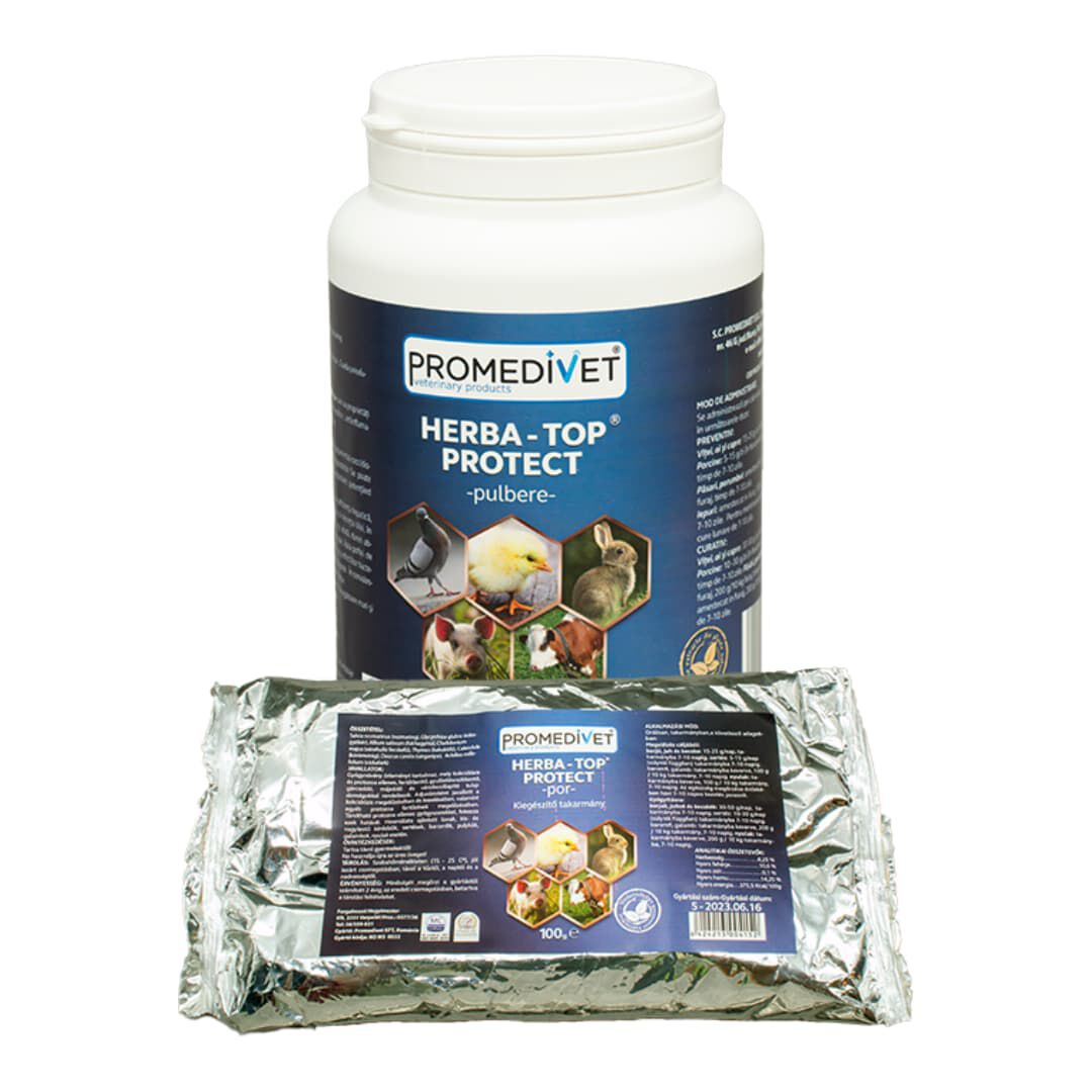 ROVETPHARMA Herba-Top Protect Prevenir y Tratar Coccidiosis para Aves y conejos