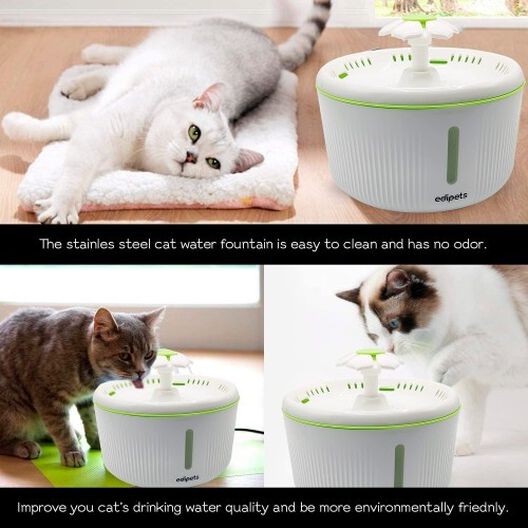 Edipets fuente bebedero blanco para gatos, , large image number null