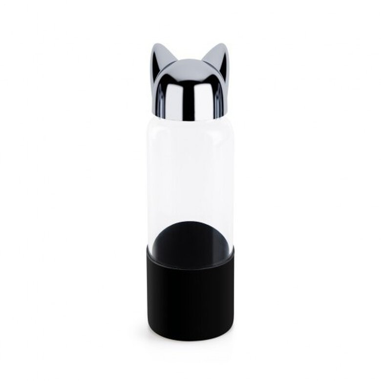 Botella Cat de viaje con forma de gato color Negro, , large image number null