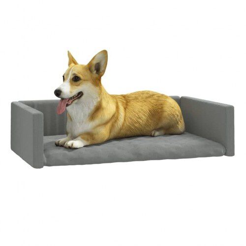 Vidaxl cama de maletero gris claro para perros, , large Imagen numero 8