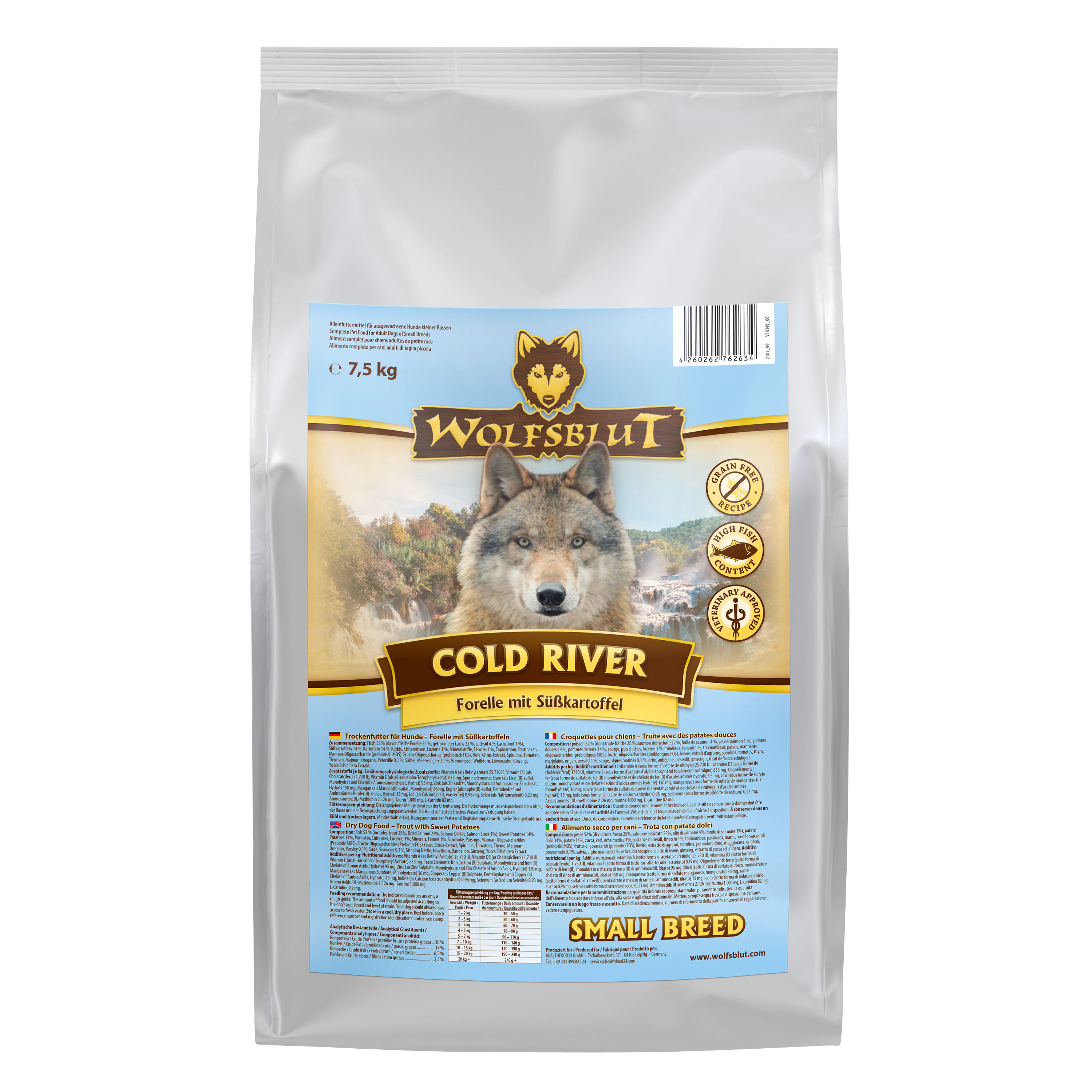 Cold River Small Breed - trucha con boniatos, , large Imagen numero 1