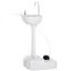 Fregadero portátil Outsunny para picnic color Blanco, , large indicador imagen numero 1