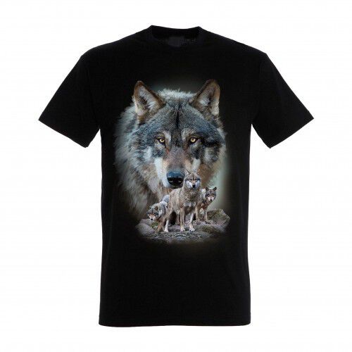 Camisetas on sale estampadas negras