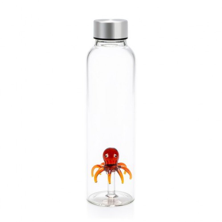 Botella Octopus para agua tapón antigoteo color Transparente, , large image number null