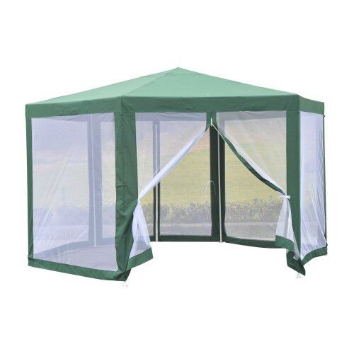 Carpa con mosquitera Outsunny para jard&iacute;n color Verde, , large Imagen numero 4