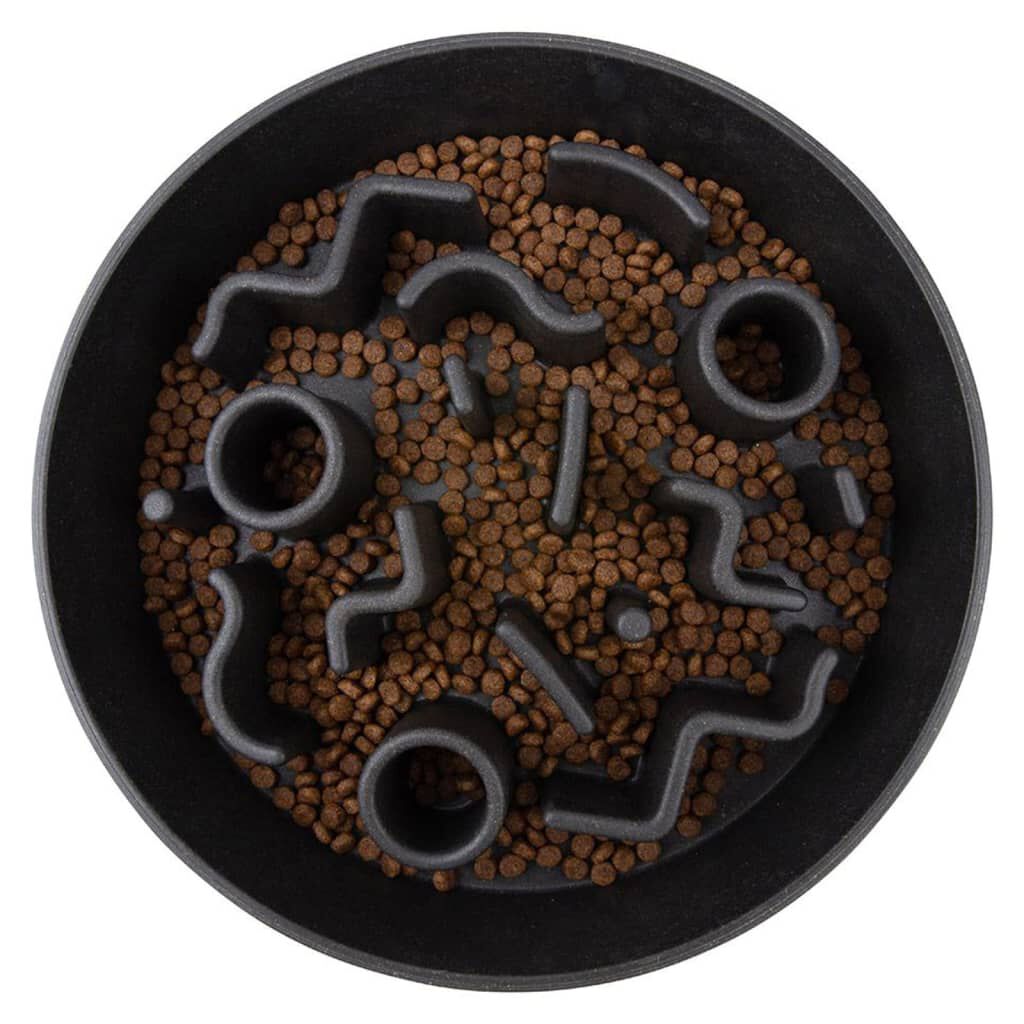 District70 Comedero Antivoracidad Negro para perros thumbnail