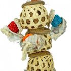 Juguete Triple Baskets para loros color Amarillo, , large image number null