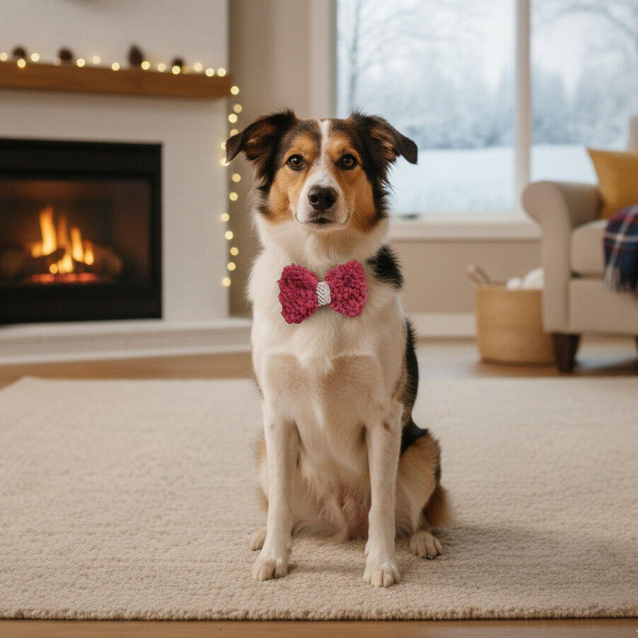 Wonder Christmas Pajarita Navide&ntilde;a Roja para perros, , large Imagen numero 3