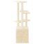 vidaXL Rascador para gatos con postes de sisal color crema 107,5 cm, , large indicador imagen numero 3
