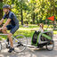 PawHut Remolque de Bicicleta Perro Verde, , large indicador imagen numero 2