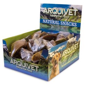 Pack de 20 pezuñas para perro rellenas de carne