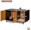 COSTWAY 3 en 1 Mesa Auxiliar y Casa para Gatos, Mesa de Centro con Caja de Arena de Madera 90x50x50cm, , large indicador imagen numero 4